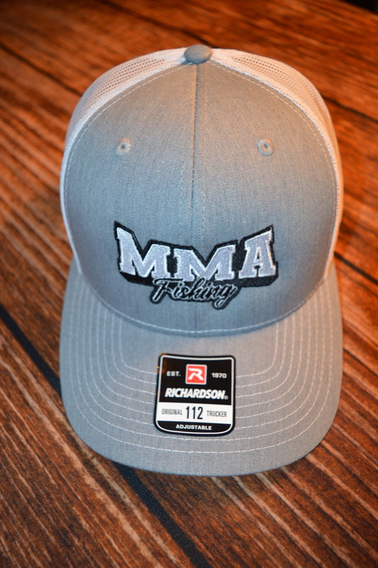 MMA Fishing Hat White/Gray